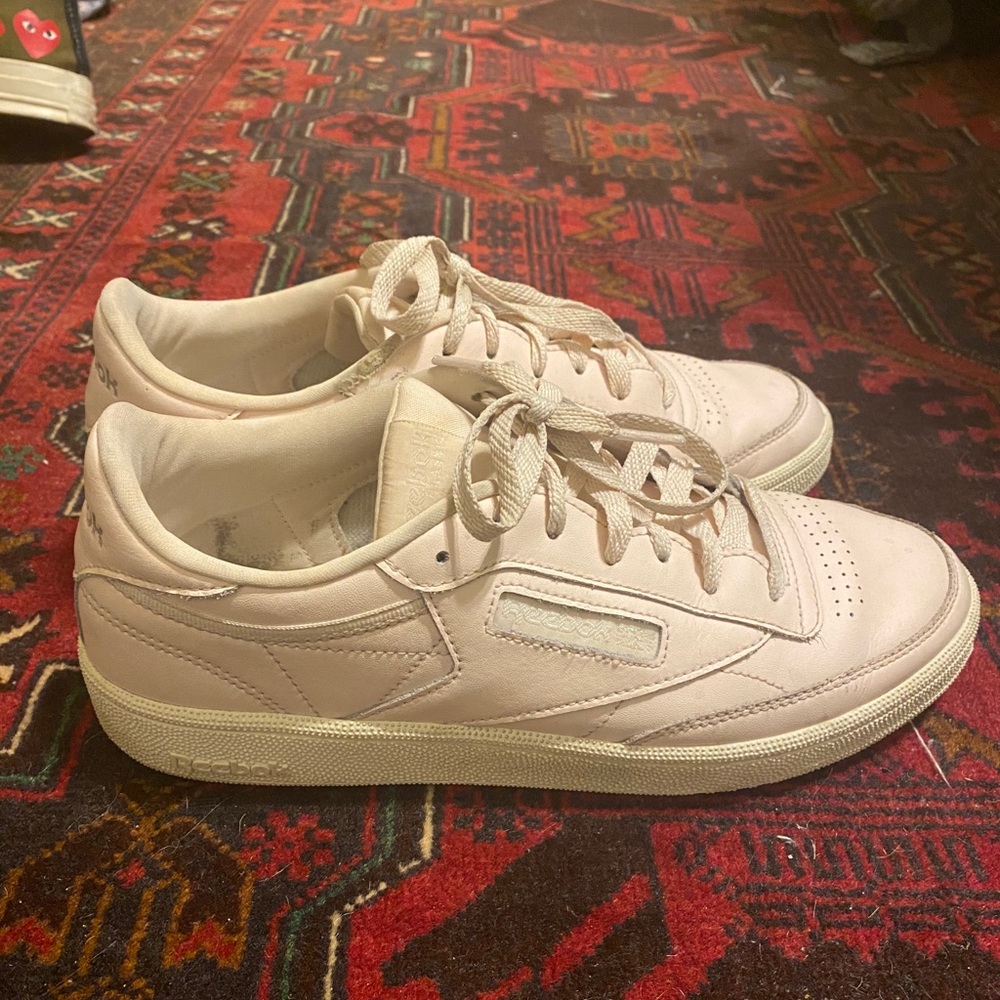 Light Pink Reebok Club C 85 Sneakers